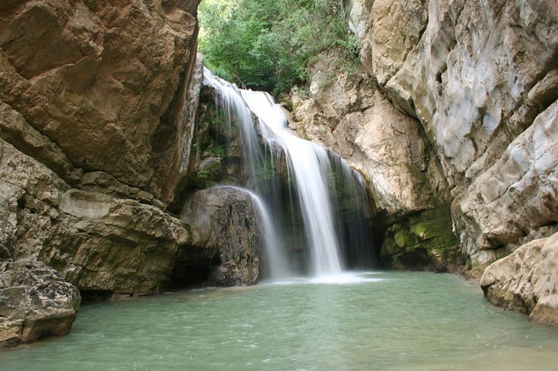 Waterfall at Mirusha Canyon, Kosovo