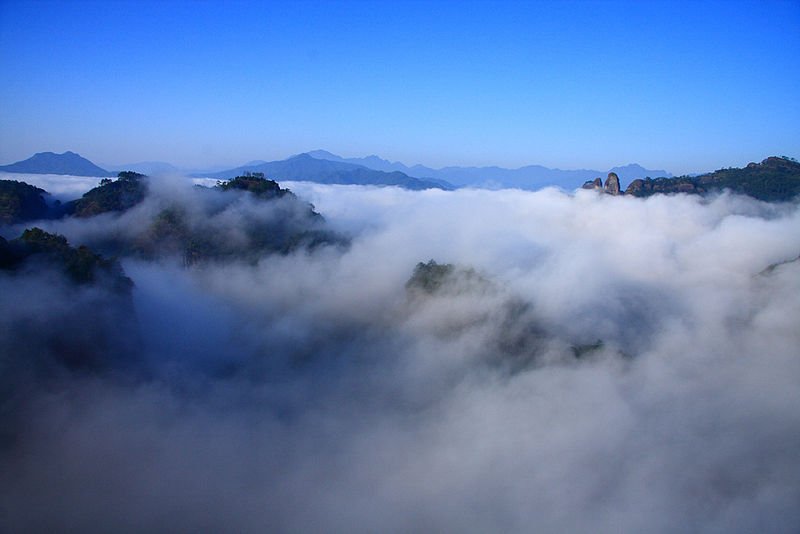 Wuyi Mountains in Fujian, China