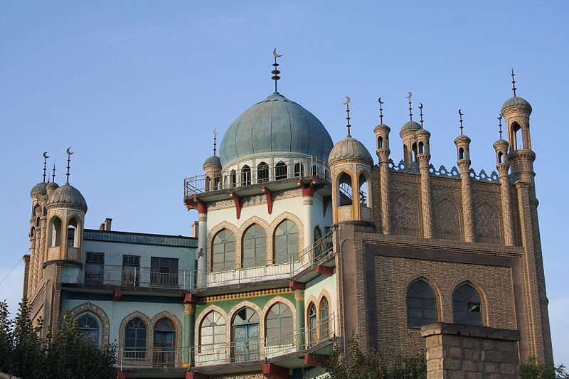 Mosque in Yanqi, Xinjiang