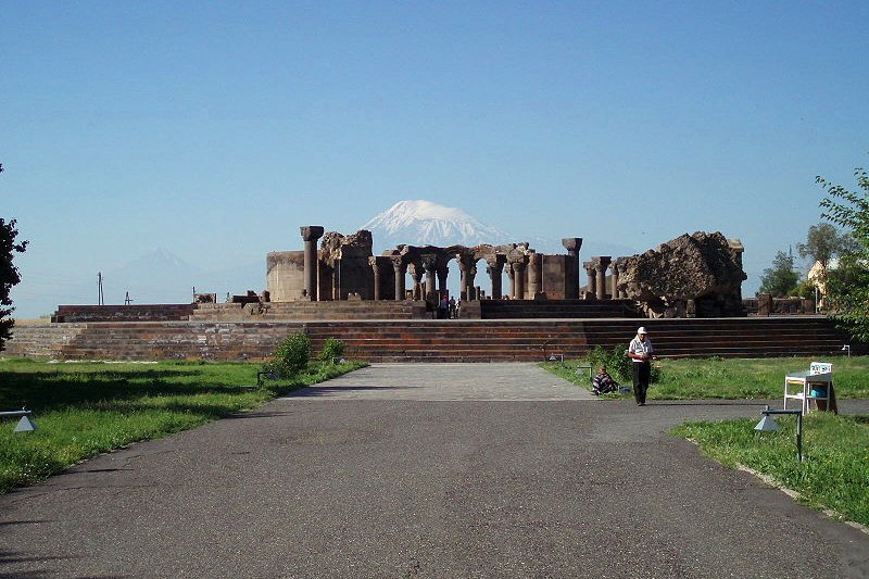 Zvartnots Cathedral ruins, Armenia