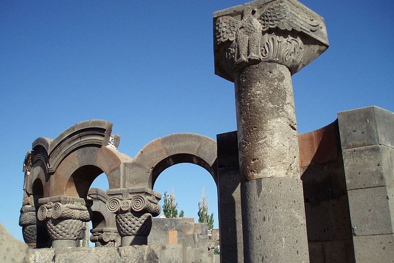 Zvartnots Cathedral ruins