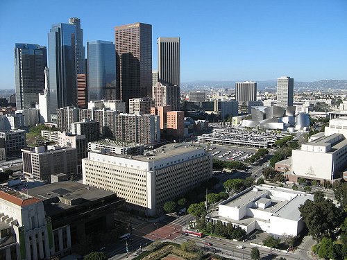 Bunker Hill in downtown Los Angeles