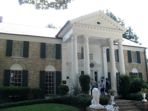 Graceland, home of the late musical legend, Elvis Presley, in Memphis, Tennessee