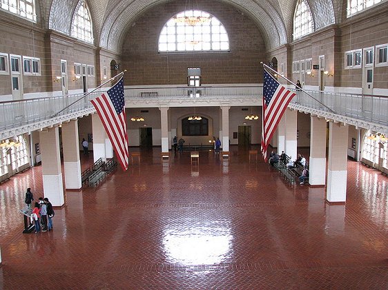 Ellis Island Registry Room