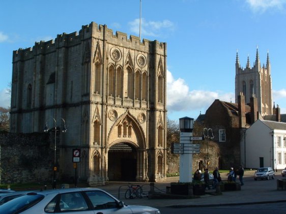 Abbeygate and St Edmundsbury Cathedral