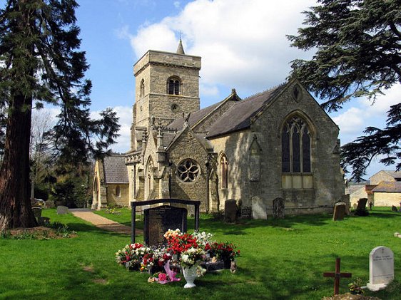 All Saints Church in Calverton, south of Stony Stratford