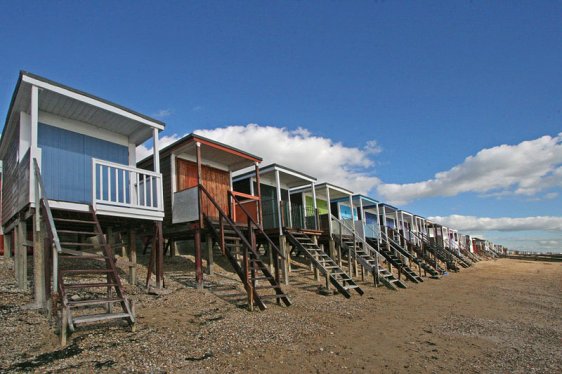 Beach huts, Southend-on-Sea