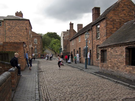 Visitors at the Black Country Living Museum, Dudley