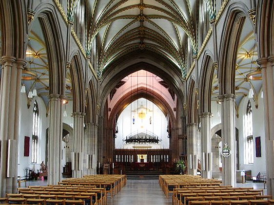 Blackburn Cathedral, interior