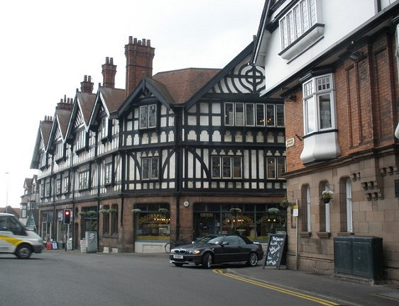 Junction of Brook Street and St Edward Street, Leek