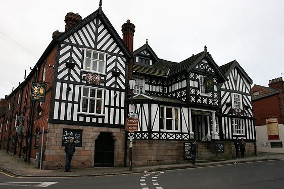 The Lion and Swan Hotel, Congleton, Cheshire, England