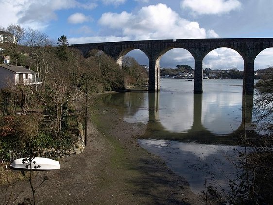 Coombe Viaduct, a railway viaduct in Saltash