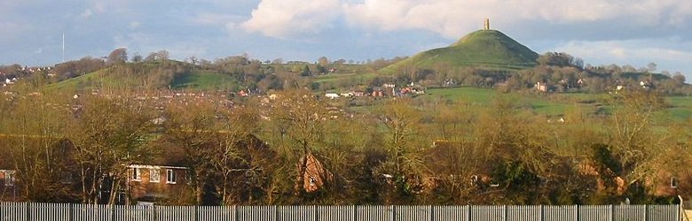 View of Glastonbury Tor from Street, Somerset