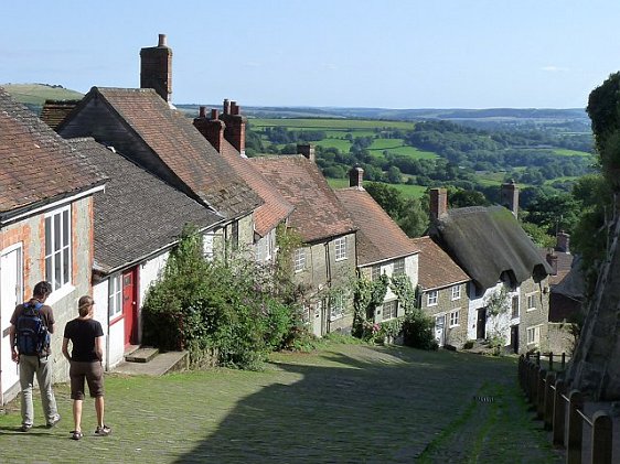 Gold Hill, Shaftesbury, Dorset, England