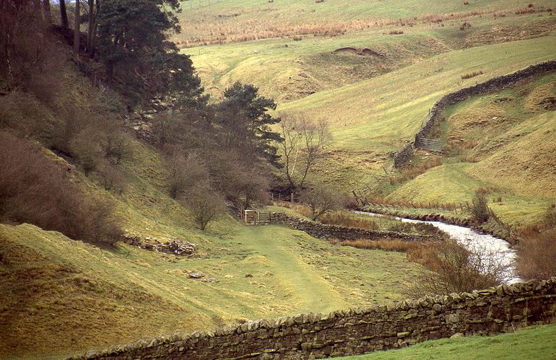 Haltwhistle Burn in Northumberland, North East England