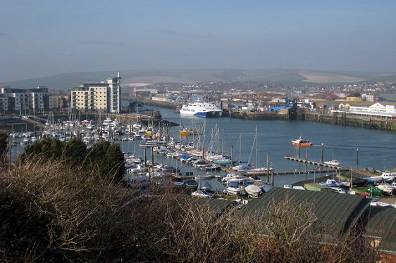 Newhaven marina and port