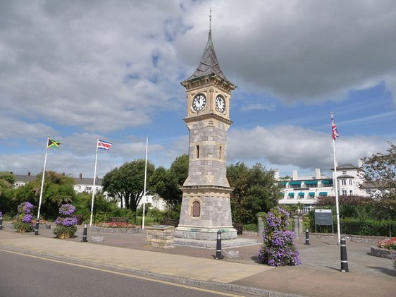 Queen Victoria Diamond Jubilee Clock Tower, at the Explanade, Exmouth