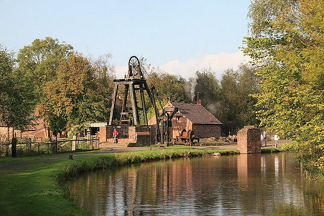 Reconstructed coal mine at Blists Hill Victorian Town, Madeley