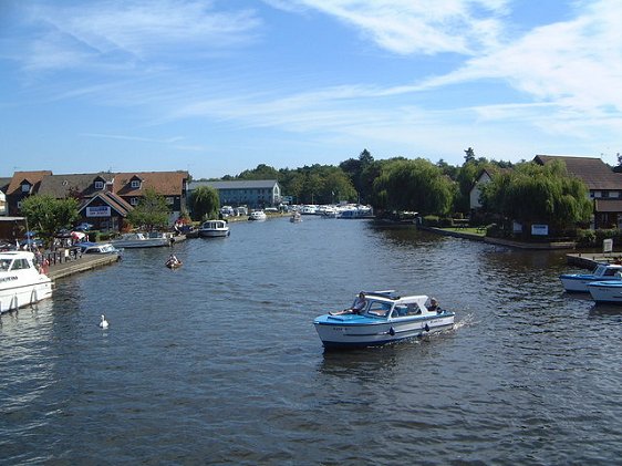 River Bure, Wroxham, Norfolk, England