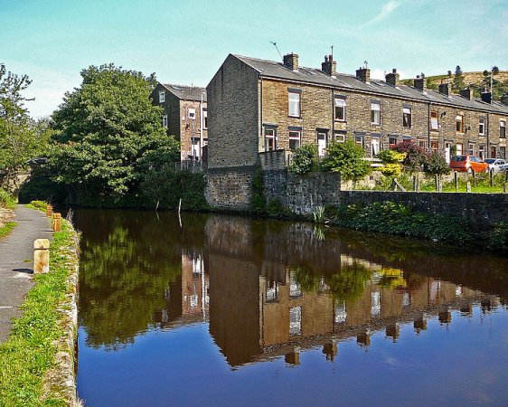 The Rochdale Canal in Littleborough