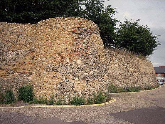 Remains of a Roman Wall in Colchester