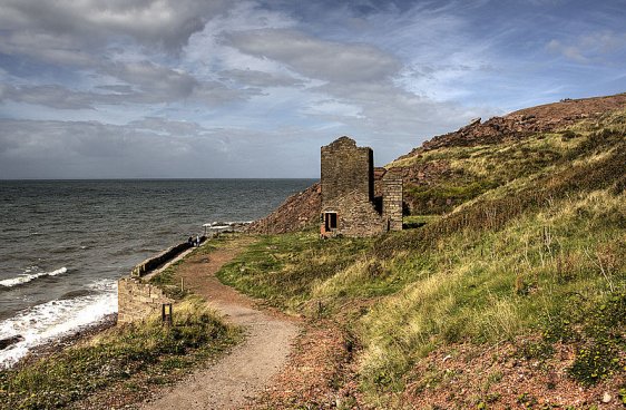 Saltom Pit, Whitehaven, with Fairy Rock in the background