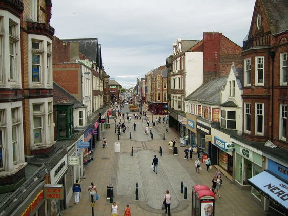 King Street pedestrian mall, South Shields, England