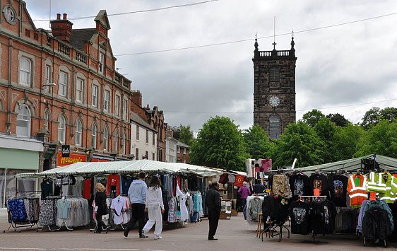 Stapenhill Market Square, Burton upon Trent, Staffordshire