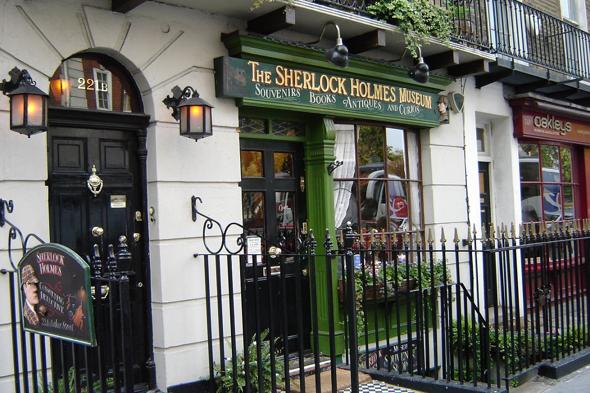 The Sherlock Holmes Museum on Baker Street, London