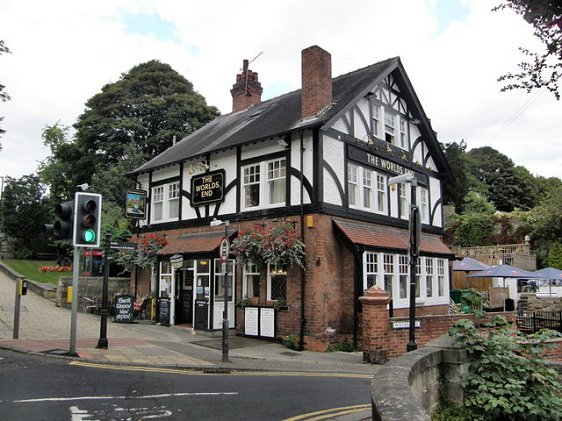 The World's End Pub, so named because of Mother Shipton's prediction that the world will end when the nearby bridge fell three times.  The current bridge is the third to be built