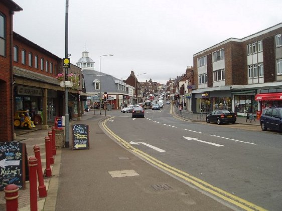 High Street in Uckfield, East Sussex, England