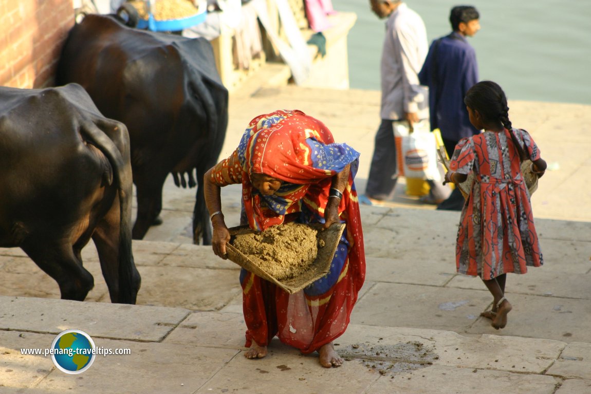 Dung collector, Varanasi