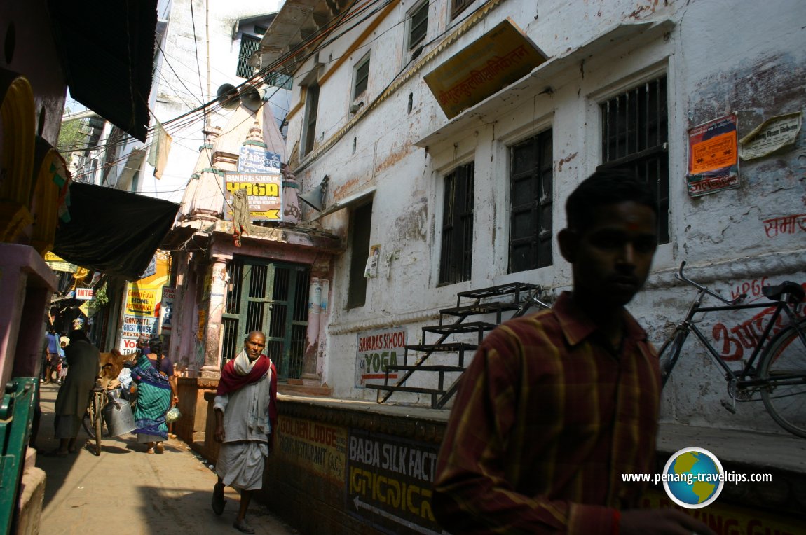 Exploring the gali of Varanasi