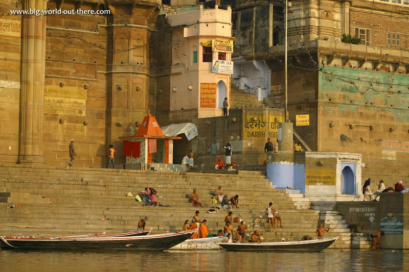 A ghat in Varanasi
