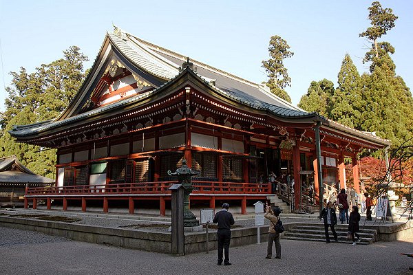 The Daiko-do hall at Enryaku-ji Temple, Shiga Prefecture