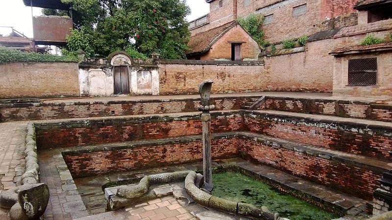 Naga Pokhari, a snake water tank, Bhaktapur