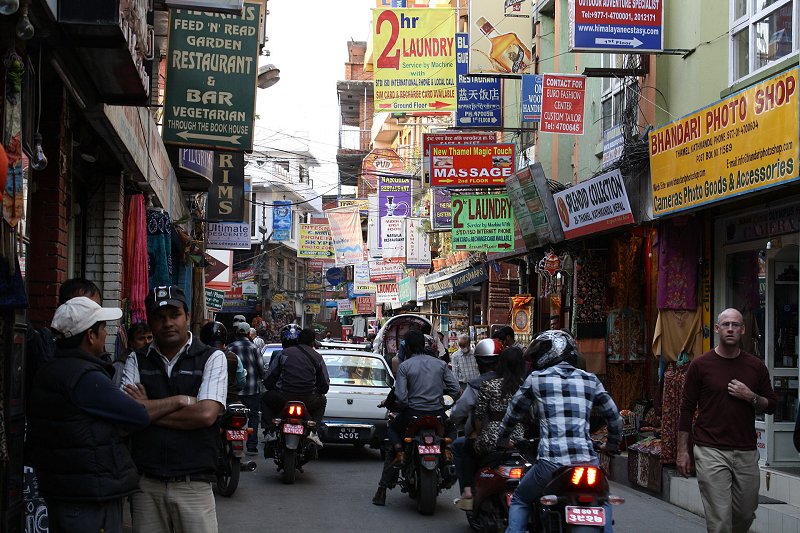 Street in Thamel, Kathmandu