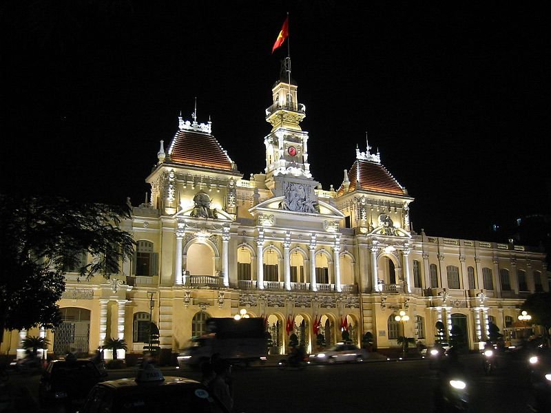 Hôtel de Ville - the former town hall of Ho Chi Minh City