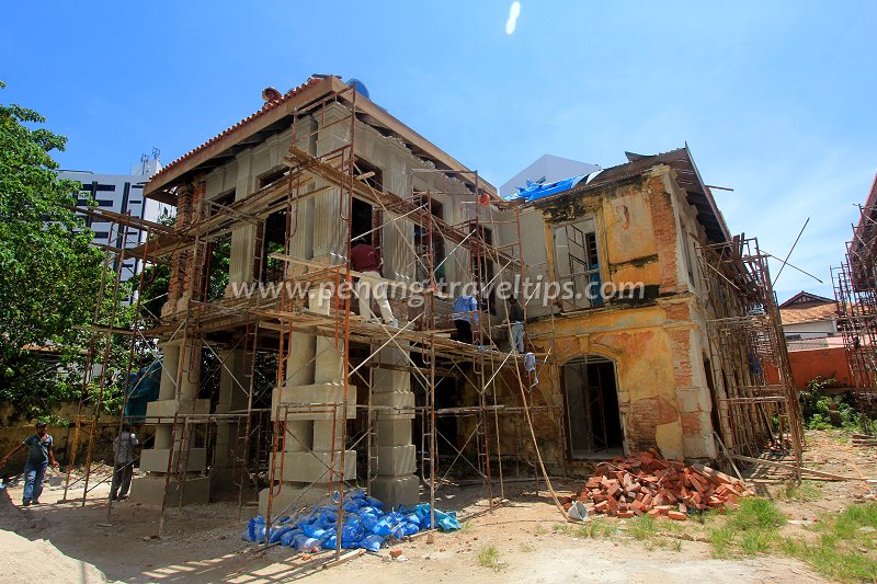 33 Farquhar Street under restoration