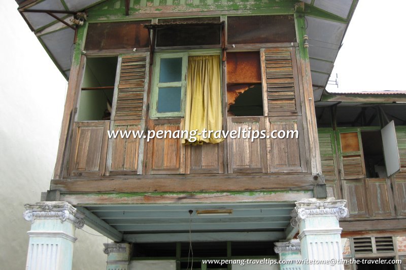 House in Lorong Abu Siti that reflect its 19th century Malay heritage