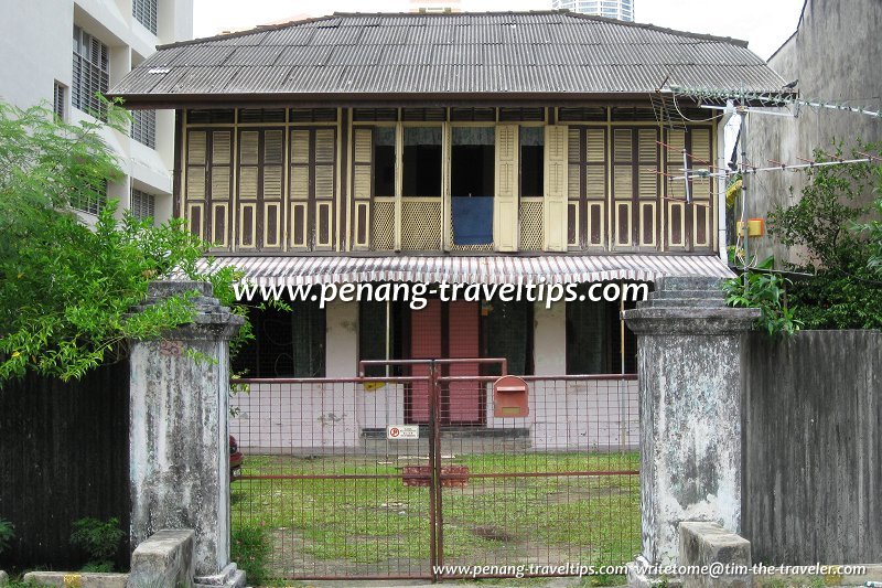 Rumah Melayu separuh bata di Lorong Abu Siti