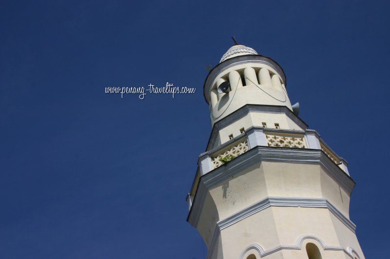 Acheen Street Mosque minaret