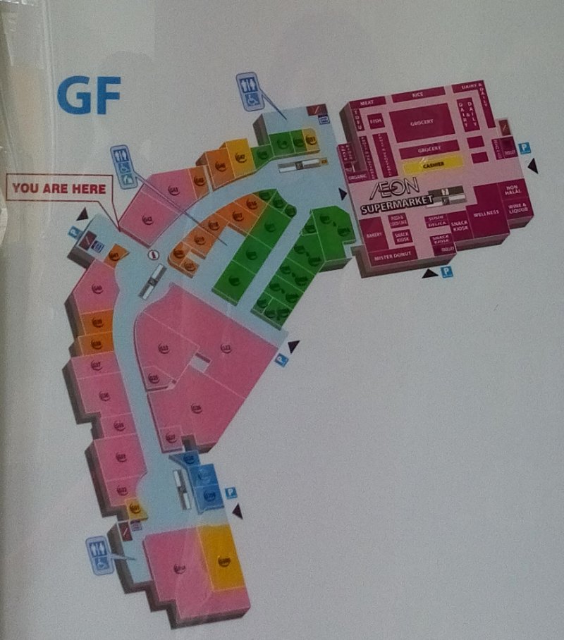 Floor Plan: Ground Floor, AEON Mall Bukit Mertajam