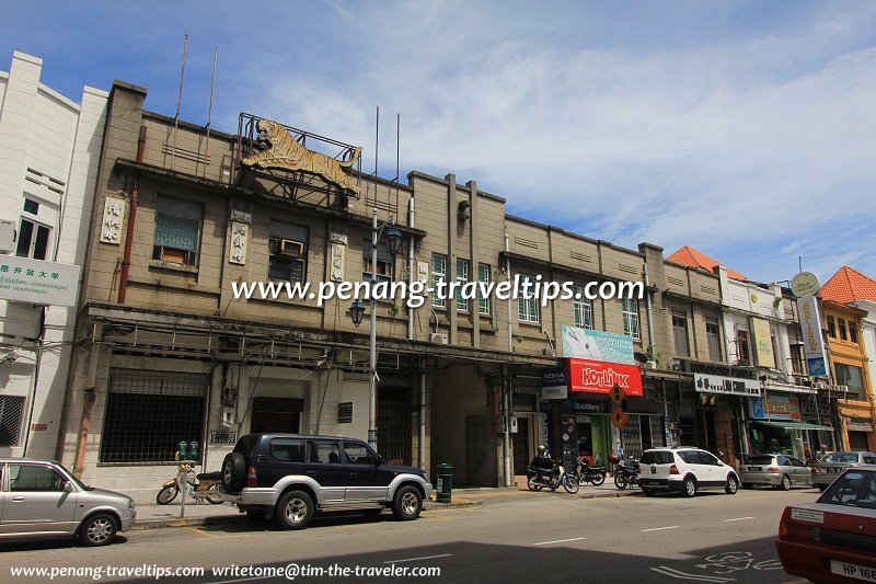 51, 53, 55, 57 & 59 Beach Street are an ensemble of Art Deco buildings from the 1940s in George Town