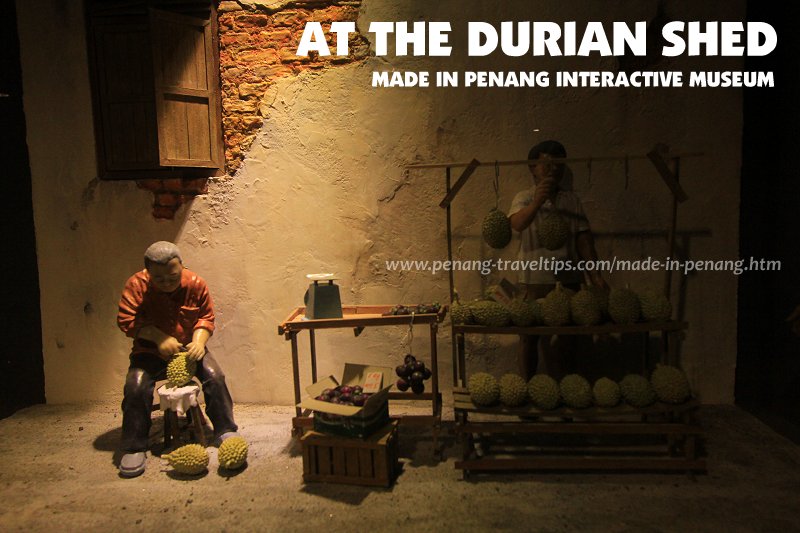 At the Durian Shed diorama