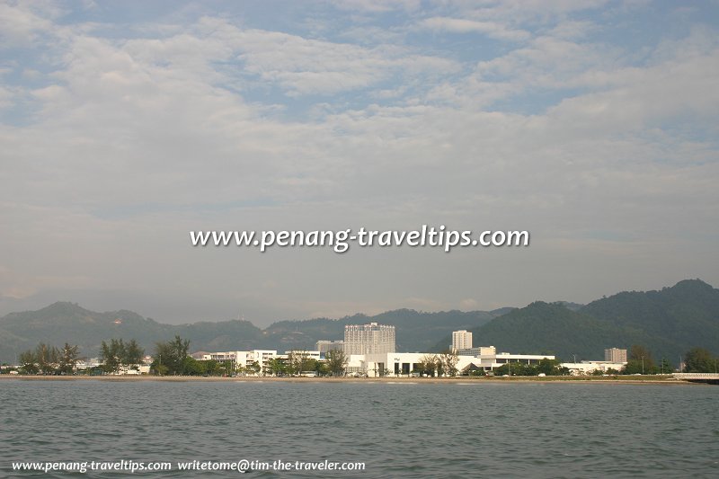 Bayan Lepas FIZ, as seen from Pulau Jerejak