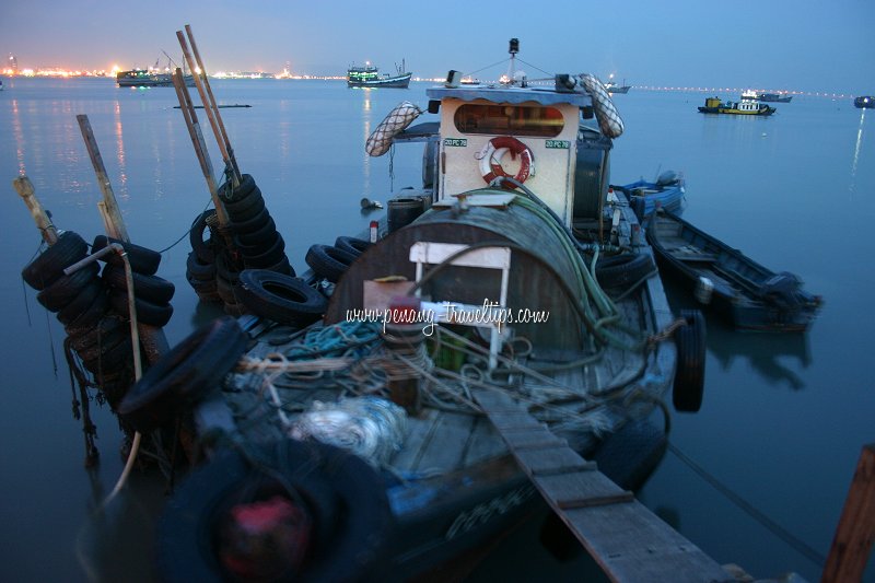 Boat at the Clan Jetties