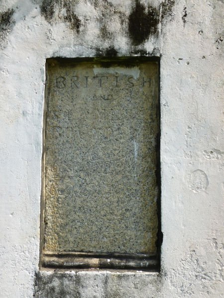 Inscription on the British-Siamese Boundary Stone, Ekor Kuching