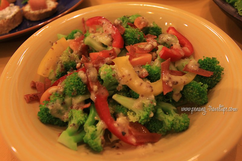 Broccoli salad, Clockwise Place Cafe