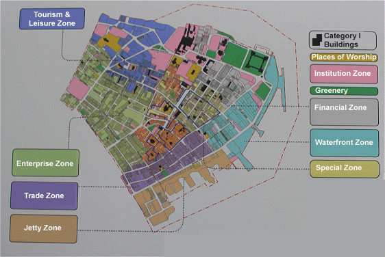 Building Activity Zones of George Town